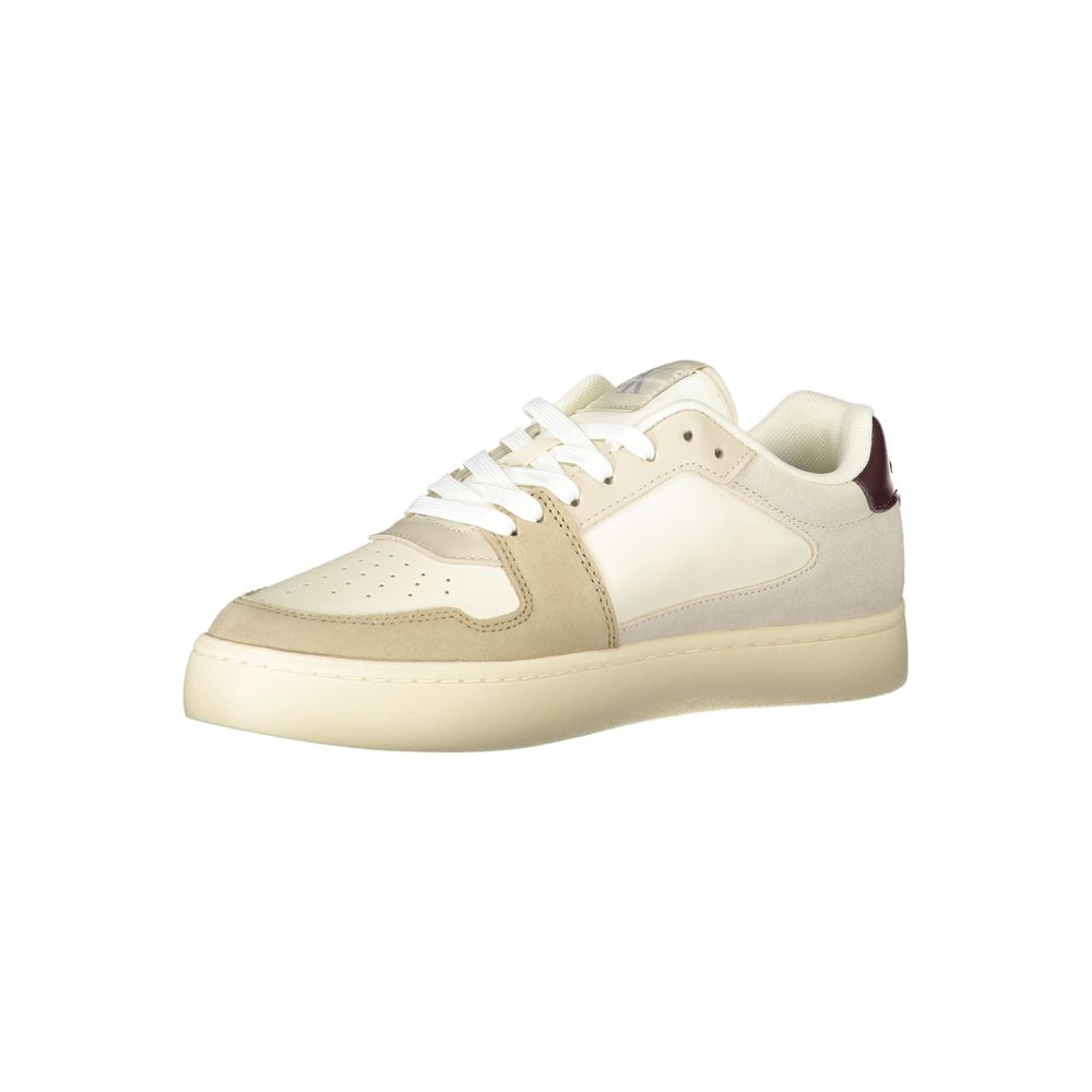 Calvin Klein Men's Beige Polyurethane Trainers