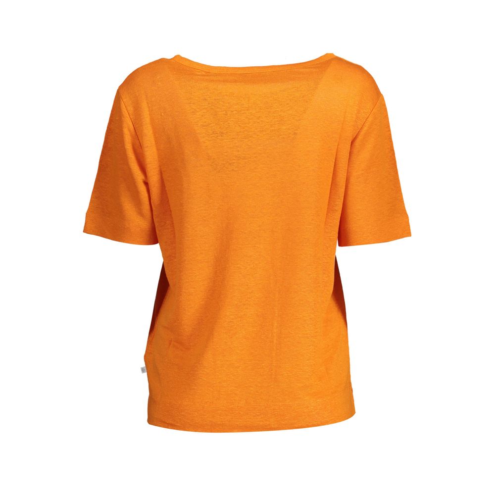 Gant Linen T-Shirt in Orange