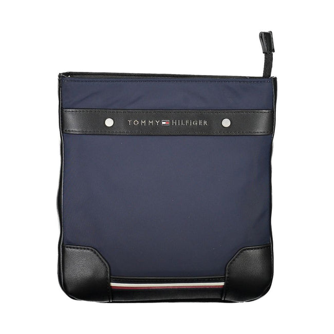 Tommy Hilfiger Blaue Schultertasche aus Polyester