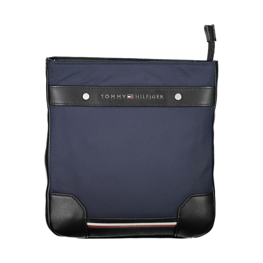 Tommy Hilfiger Blaue Schultertasche aus Polyester