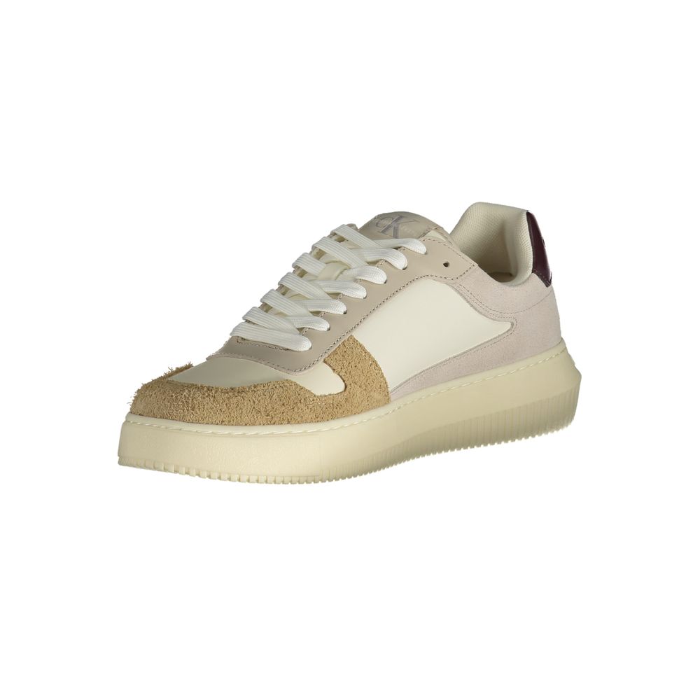 Calvin Klein Men's Beige Polyurethane Trainers