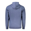 Norway 1963 Blaue Polyamid-Strickjacke für Männer