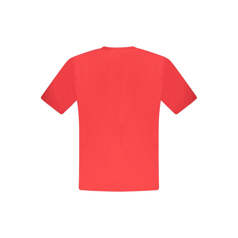 North Sails Rotes Baumwoll-T-Shirt für Herren