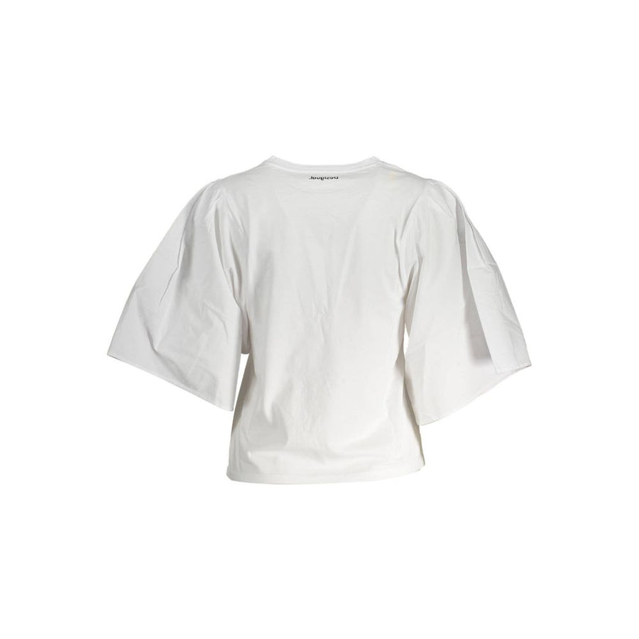 Desigual White Cotton Top for Women
