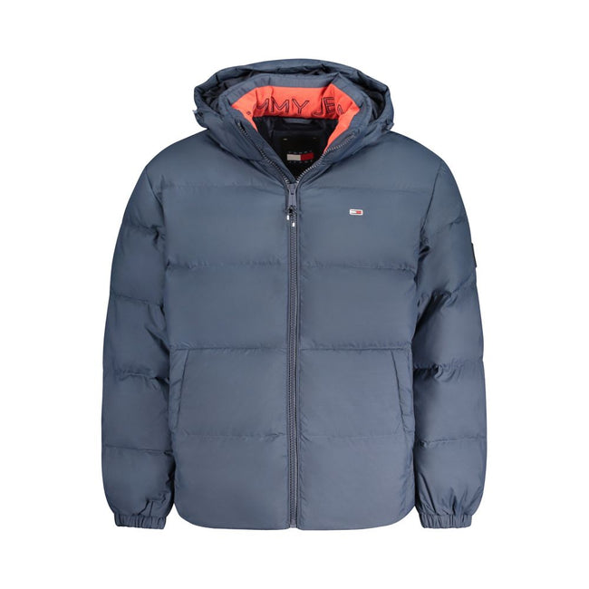 Tommy Hilfiger Blaue Herrenjacke aus Polyester