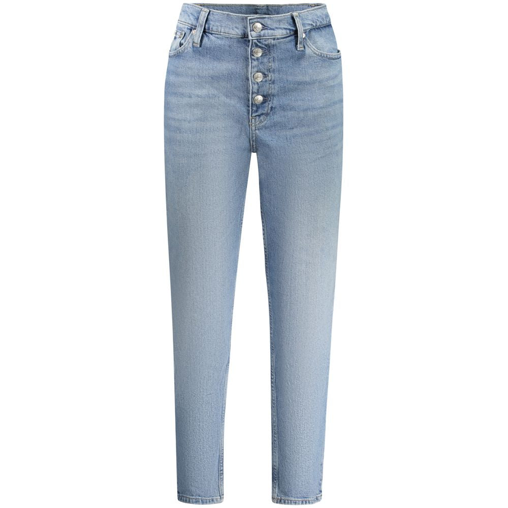 Calvin Klein Azure Cotton Jeans for Women
