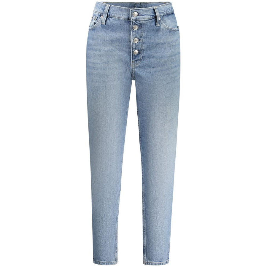 Calvin Klein Azzurro Baumwoll-Jeans für Damen