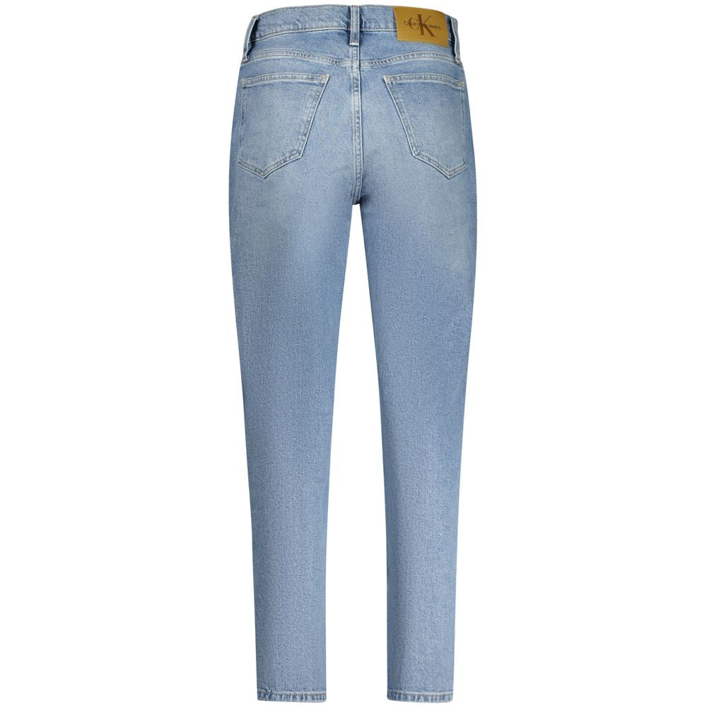 Calvin Klein Azure Cotton Jeans for Women