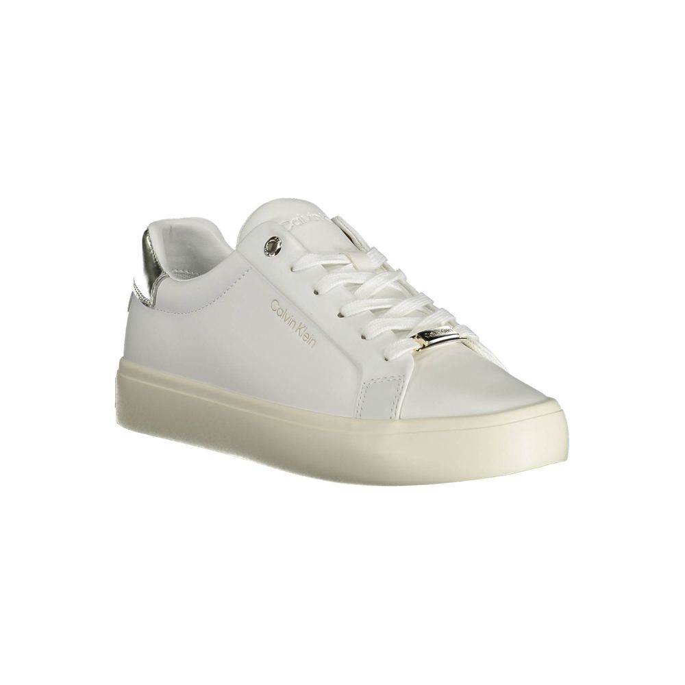 Calvin Klein sneakers made of white polyester