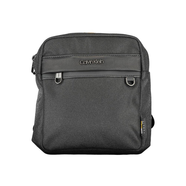 Calvin Klein Schwarze Polyester-Umhängetasche