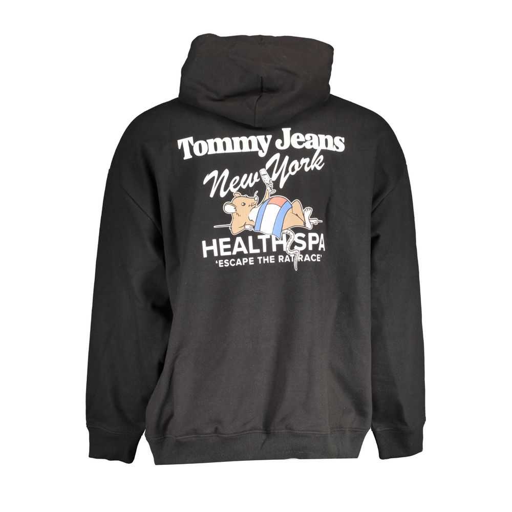 Tommy Hilfiger Men's Black Cotton Sweater