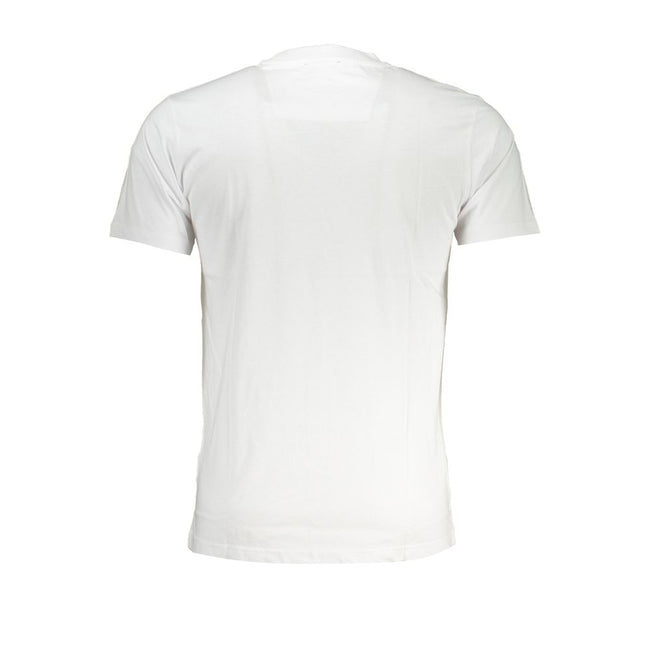 Cavalli Class Bianco Baumwoll-T-Shirt für Herren