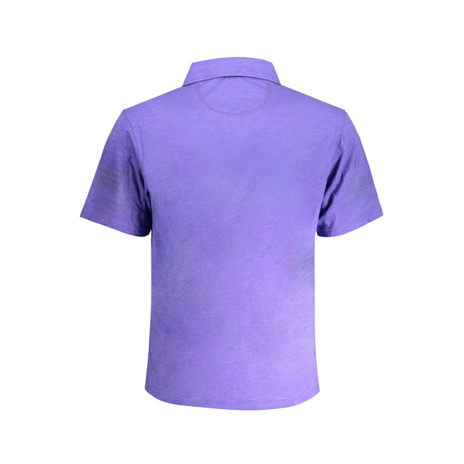 La Martina Lila Baumwoll-Poloshirt