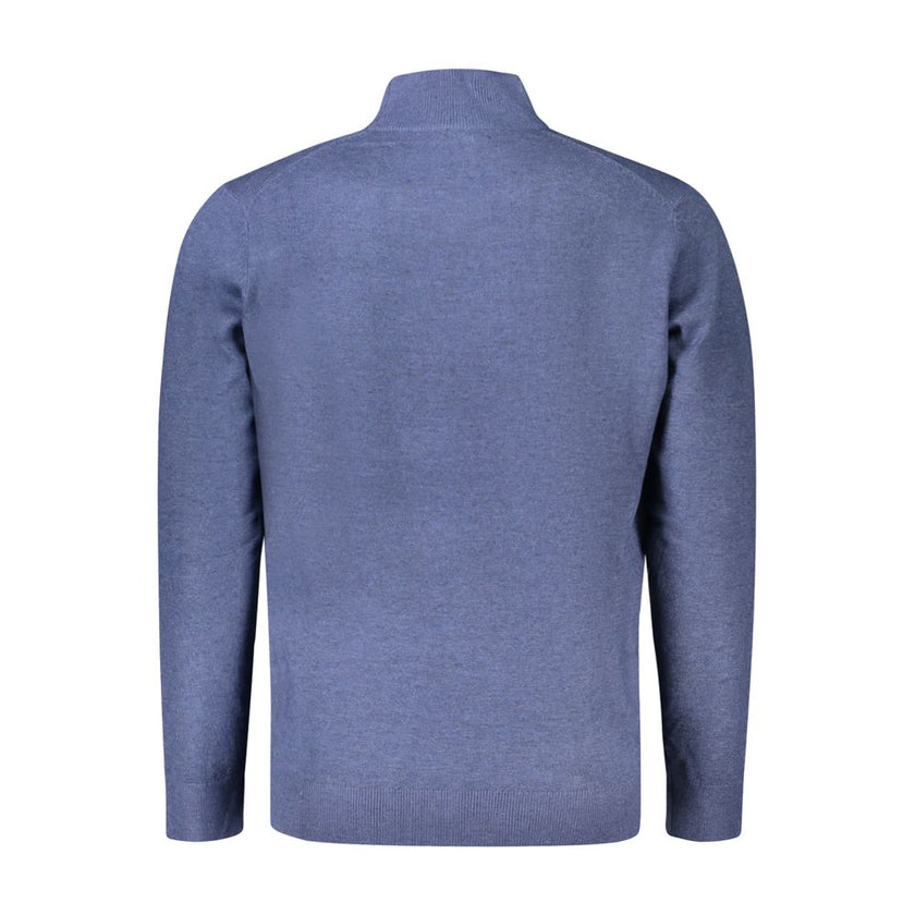 Norway 1963 Blauer Herrenpullover aus Polyamid