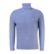 Norway 1963 Blauer Herrenpullover aus Wolle