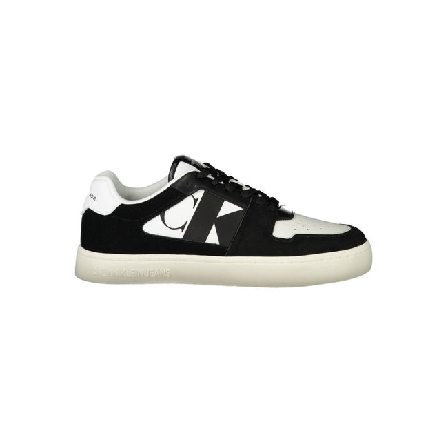Calvin Klein Weiße Herren-Sneaker aus Polyester
