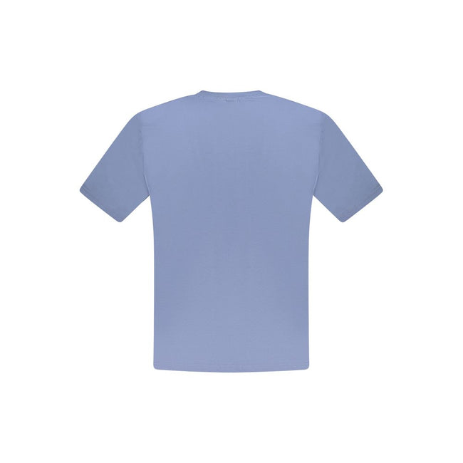 North Sails Blu Baumwoll-T-Shirt für Herren