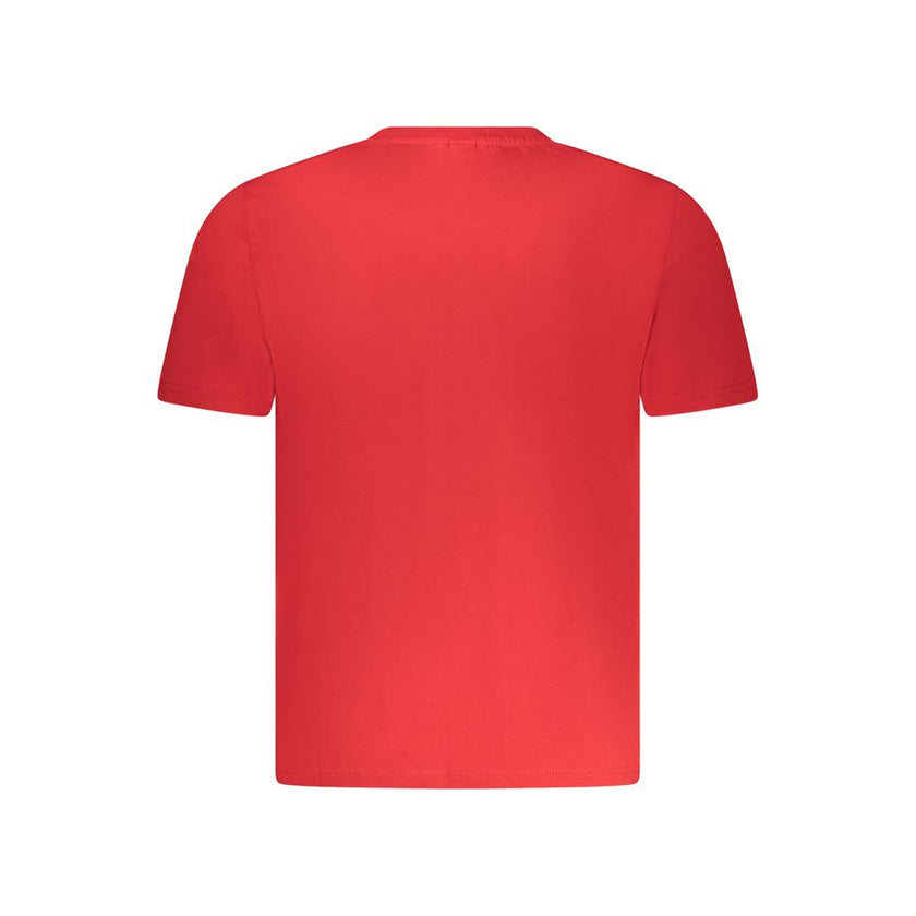 North Sails Rosso Baumwoll-T-Shirt für Herren