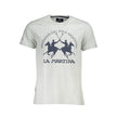 La Martina Grigio Baumwoll-T-Shirt für Herren