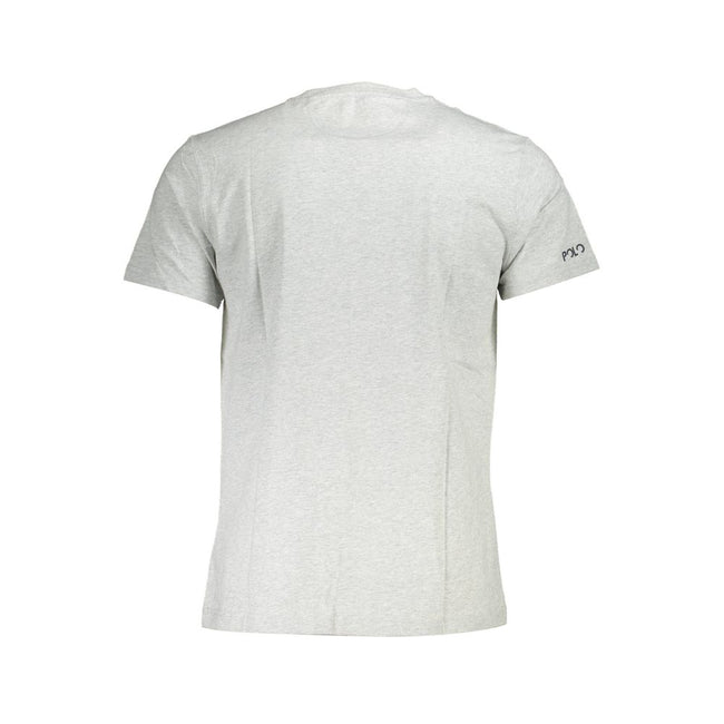 La Martina Grigio Baumwoll-T-Shirt für Herren