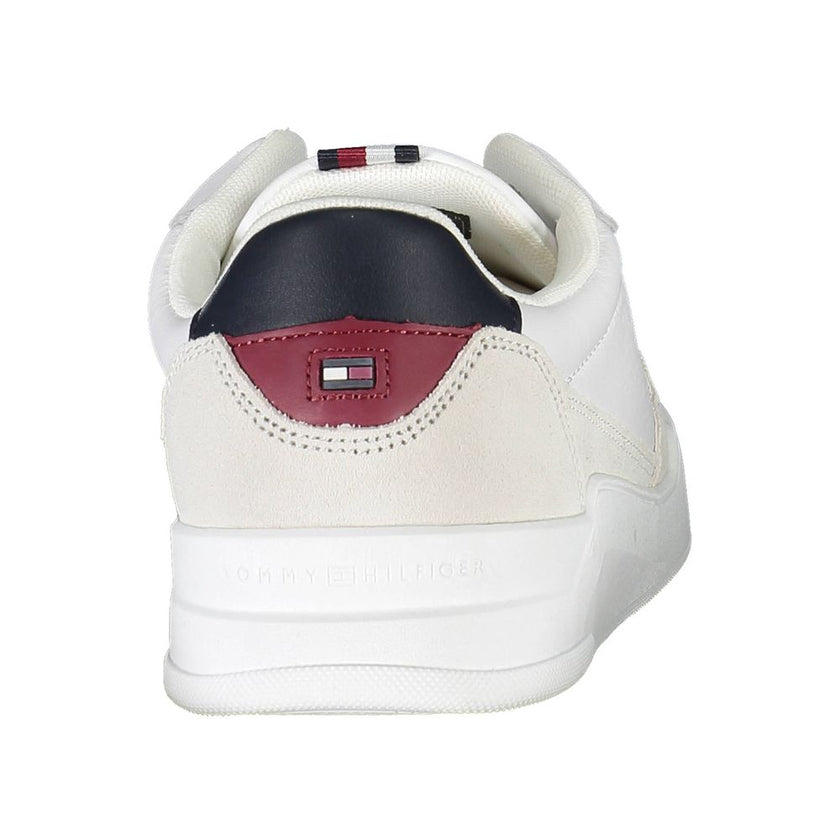 Tommy Hilfiger Weiße Leder-Sneaker für Herren