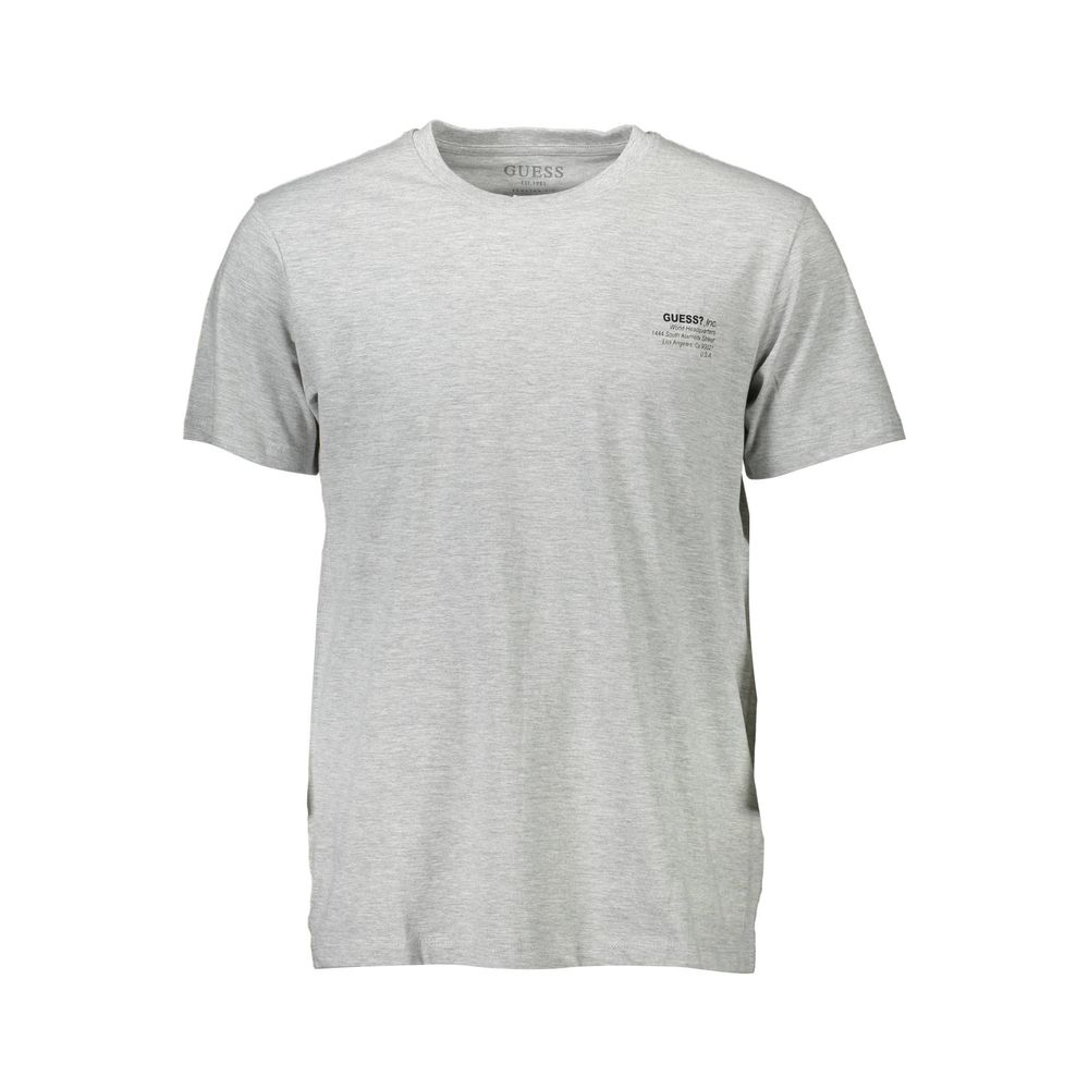 Guess Jeans Grey Cotton T-Shirt