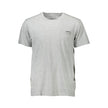 Guess Jeans Graues Baumwoll-T-Shirt