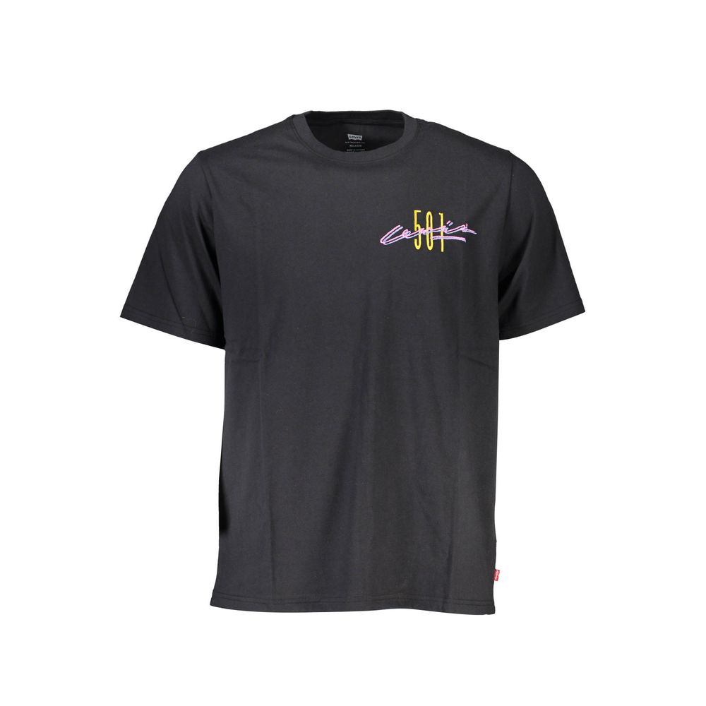 Levi's Men's Black Cotton T-Shirt
