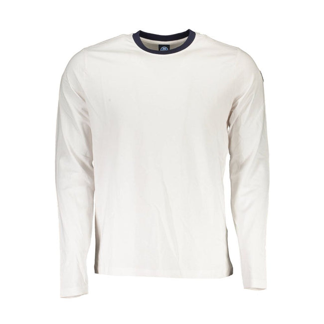 North Sails Weißes Baumwoll-T-Shirt für Herren