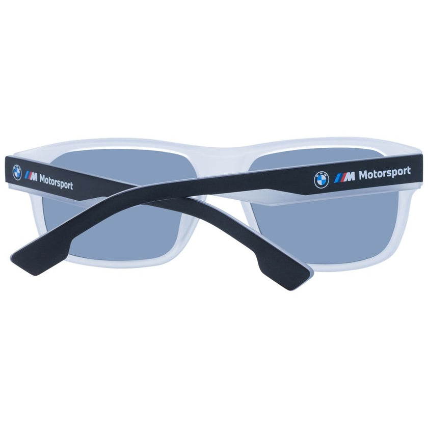BMW Motorsport Weiße Sonnenbrille aus Kunststoff