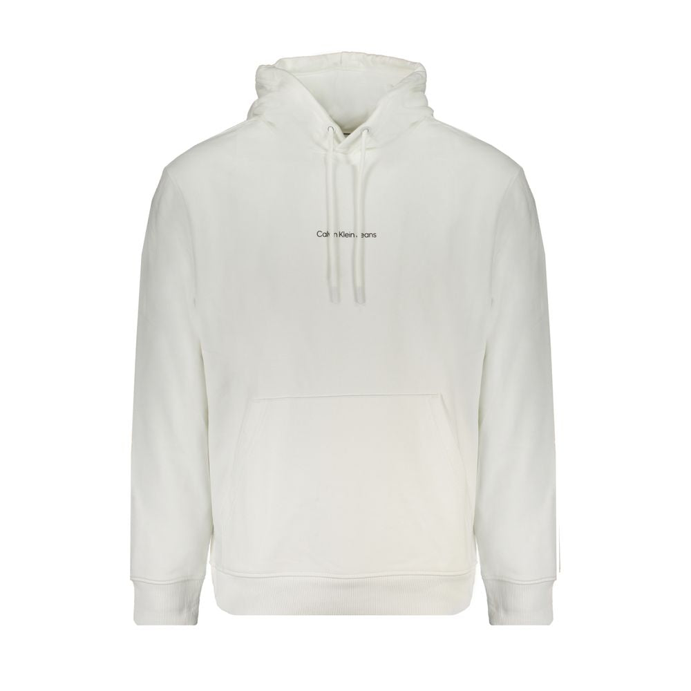 Calvin Klein Men's White Cotton Sweatshirt