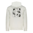 Calvin Klein Weißes Herren-Sweatshirt aus Baumwolle