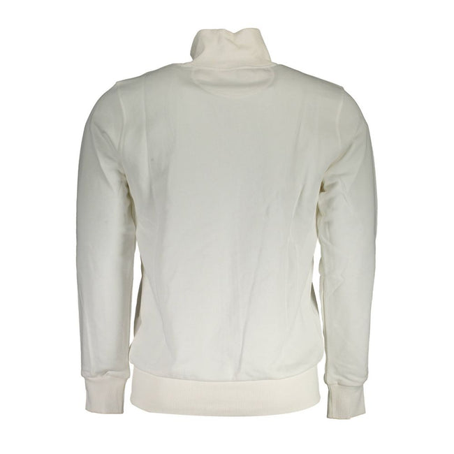 La Martina Bianco Baumwoll-Sweatshirt für Herren