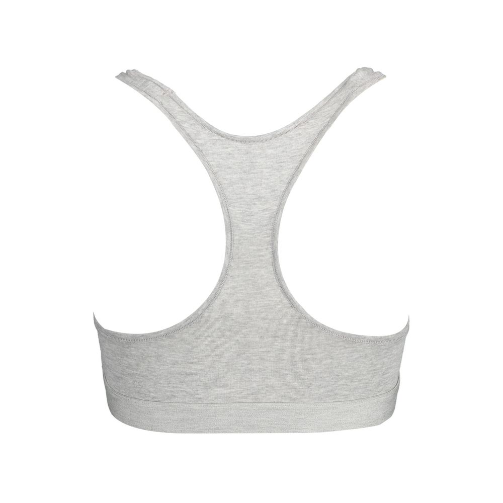 Tommy Hilfiger Women's Gray Cotton Sports Bra