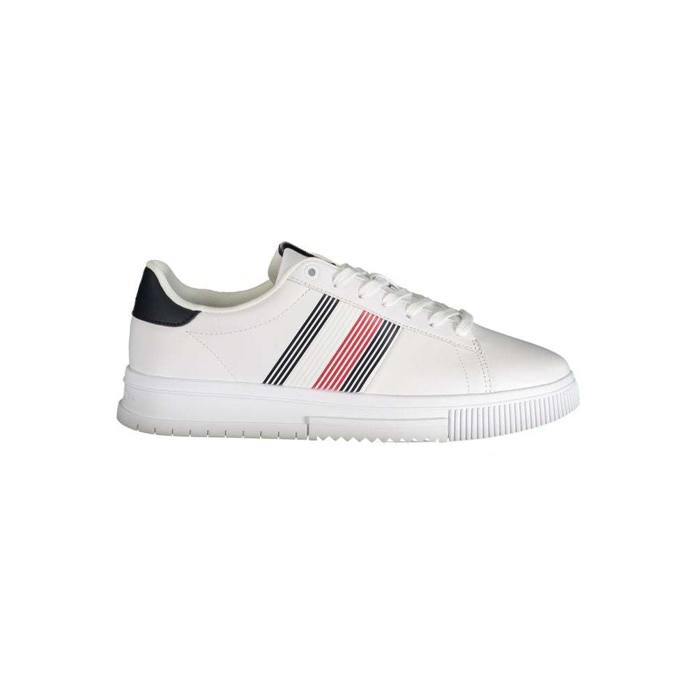 Tommy Hilfiger Men's White Polyurethane Sneaker