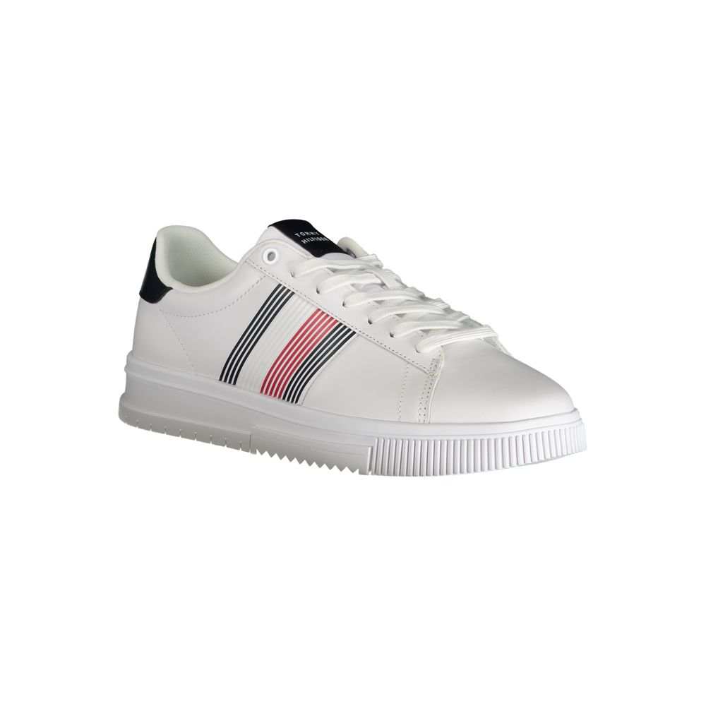 Tommy Hilfiger Men's White Polyurethane Sneaker