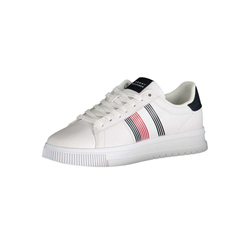 Tommy Hilfiger Men's White Polyurethane Sneaker