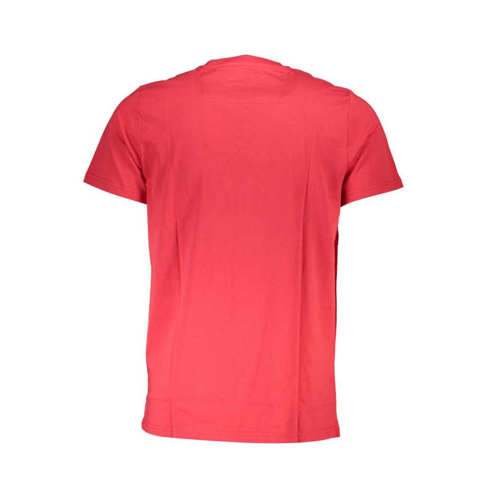 Men's Cavalli Class Red Cotton T-Shirt