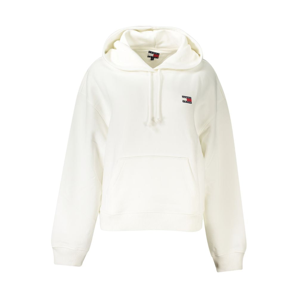 Tommy Hilfiger Women's White Cotton Sweatshirt