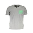 Plein Sport Graues Baumwoll-T-Shirt für Herren