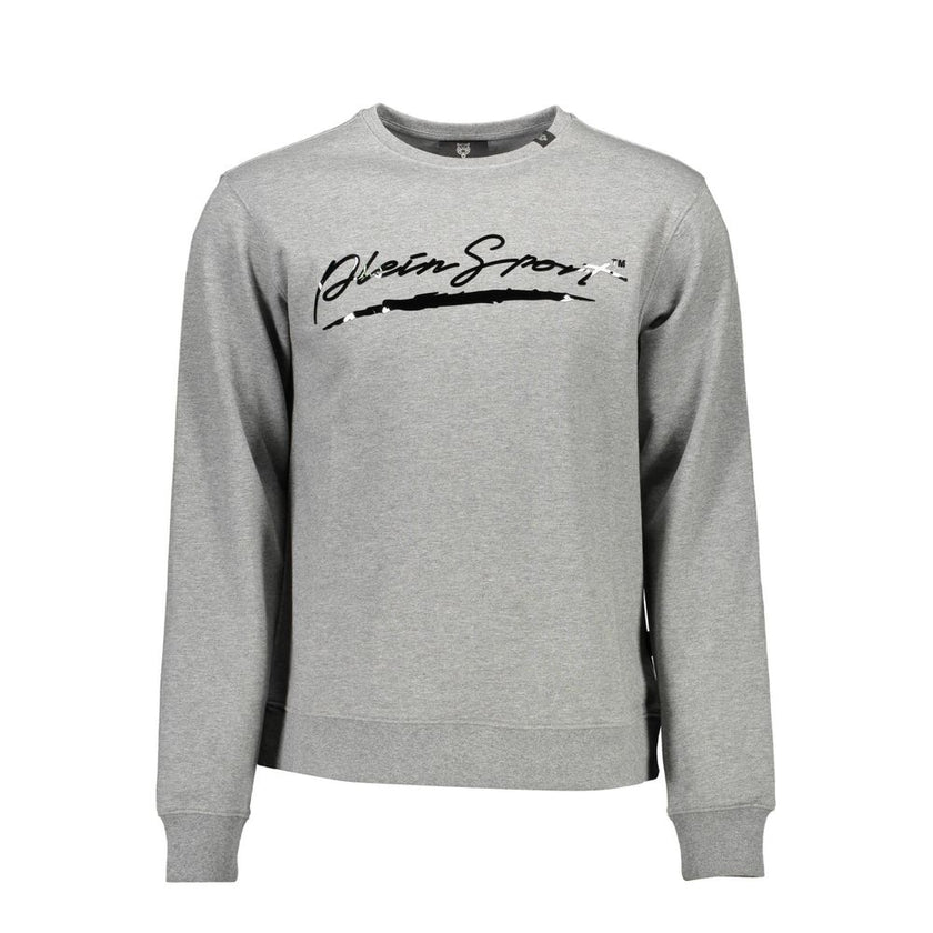 Plein Sport Grigio Baumwoll-Sweatshirt für Herren