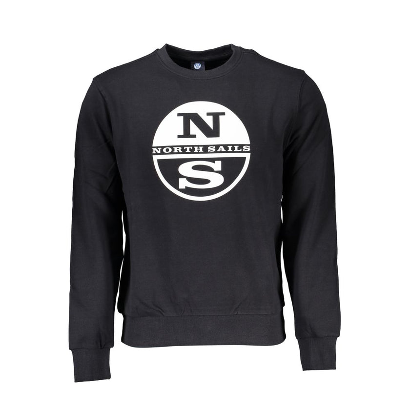 North Sails Schwarzer Baumwoll-Sweatshirt