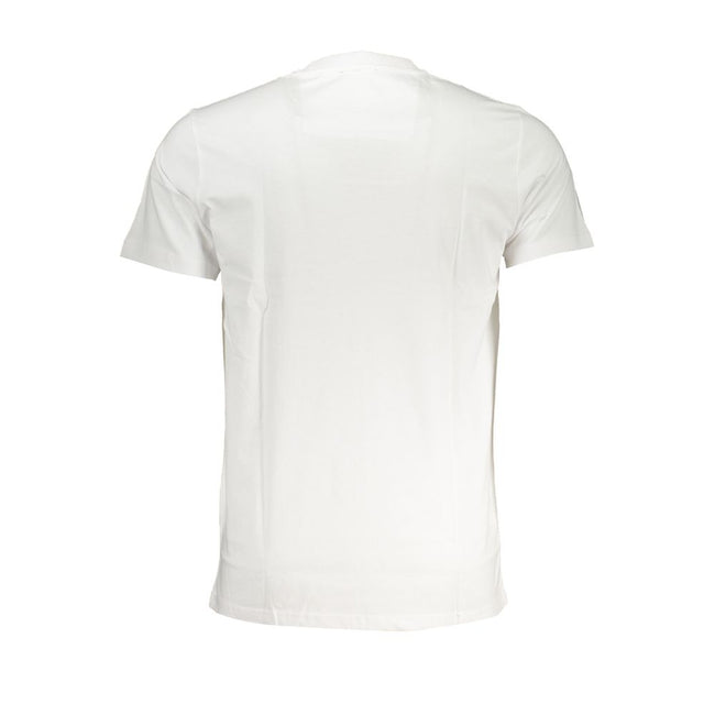 Cavalli Class Bianco Baumwoll-T-Shirt für Herren