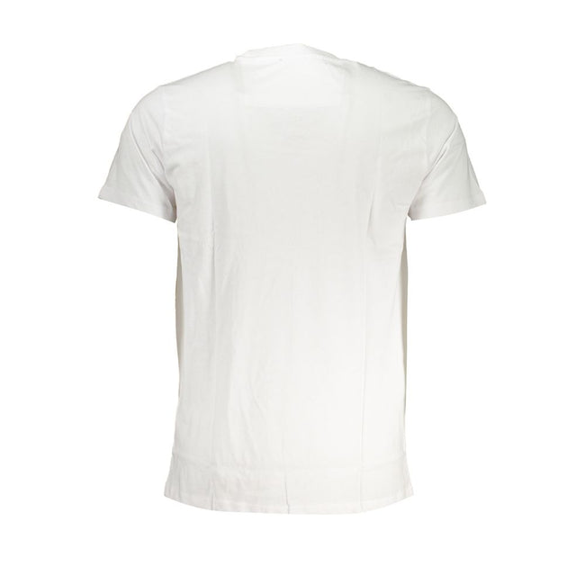 Cavalli Class Bianco Baumwoll-T-Shirt für Herren