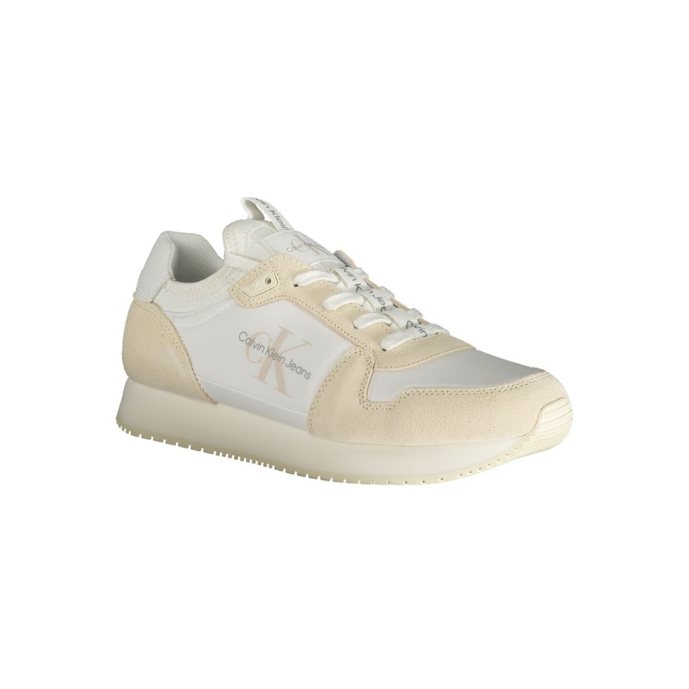 Calvin Klein White Men's Polyester Sneakers