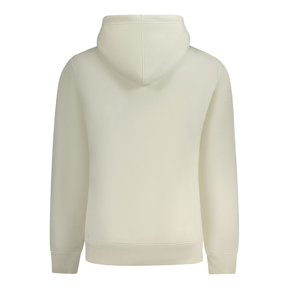 Calvin Klein Men's White Cotton Hoodie
