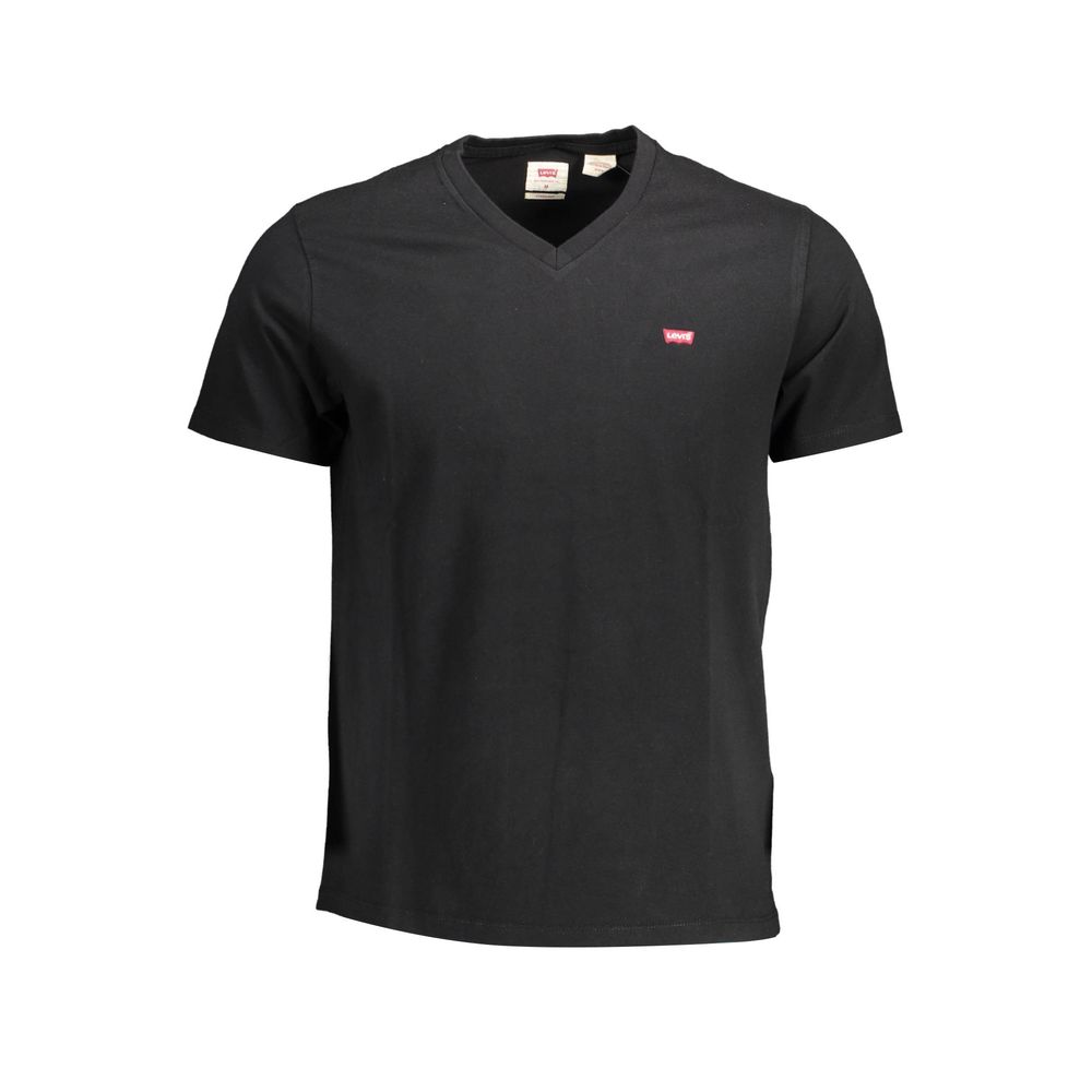 Levi's Men's Black Cotton T-Shirt
