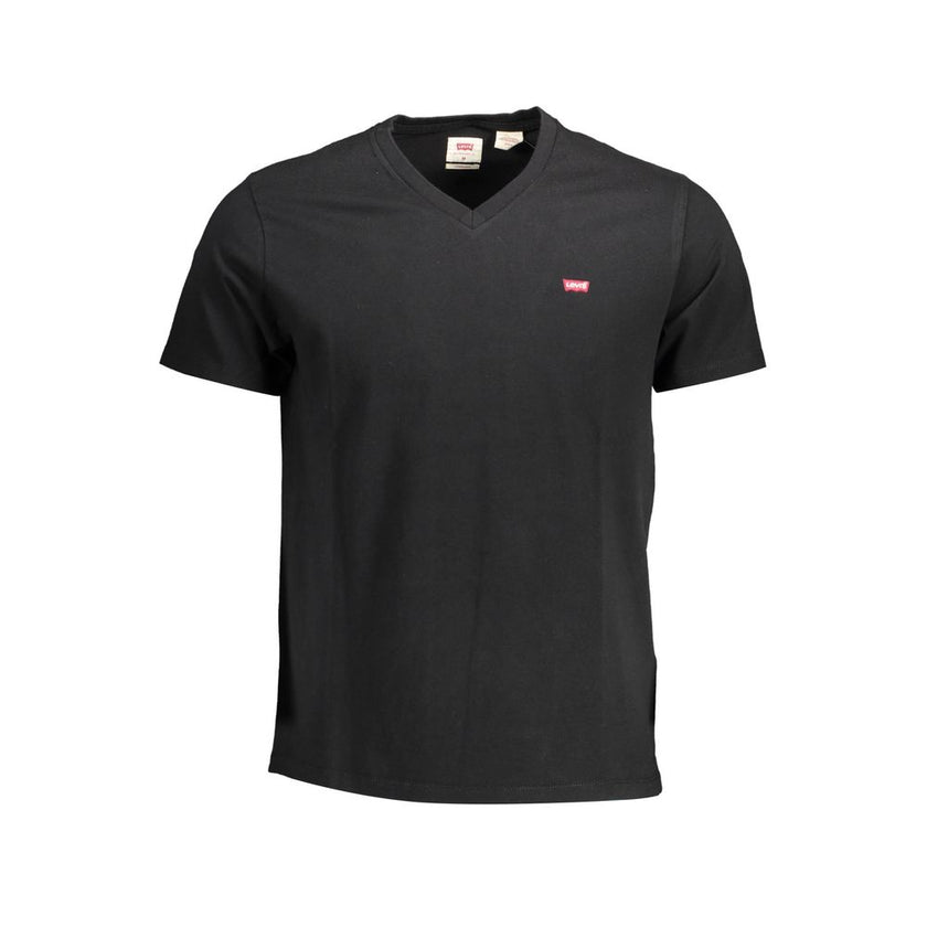 Levi's Schwarzes Baumwoll-T-Shirt für Herren