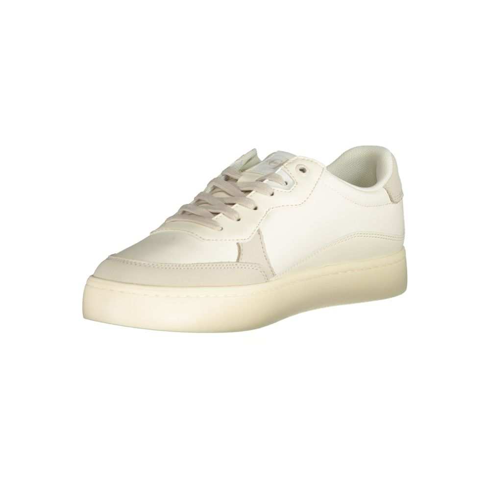Calvin Klein White Polyurethane Men's Sneaker