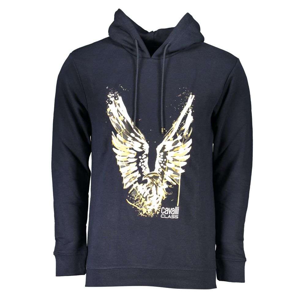 Cavalli Class Men's Blue Cotton Sweater